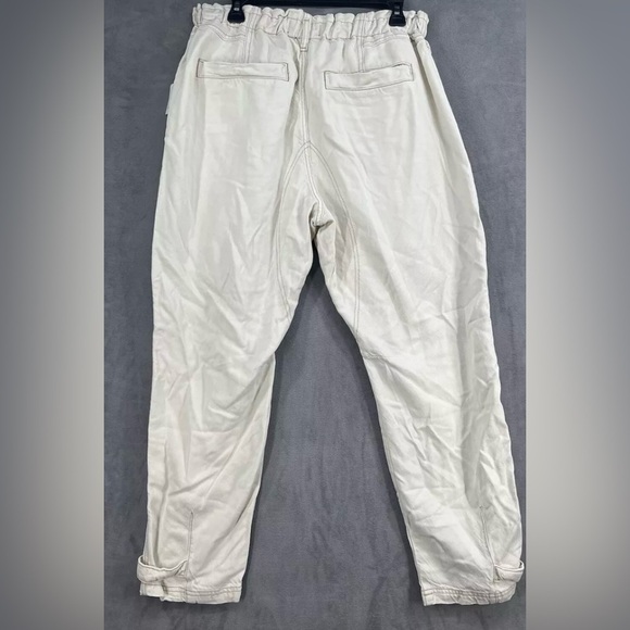 NWT Free People We the Free Hazel Drop Waist Jeans M Warm White New $158 denim - Picture 3 of 4